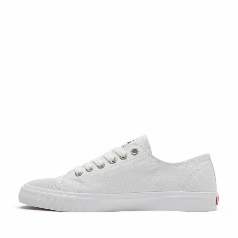 Rockfish Classic 746 Canvas Women's Low-Top Sneakers White | YTI349US
