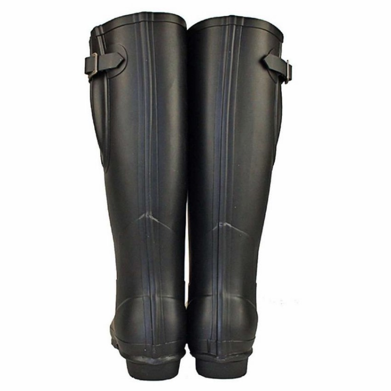 Rockfish Everyday Thermal Tall Side Adjustable 3mm Neoprene Insulated Women's Wellington Boots Black | QUO748FC