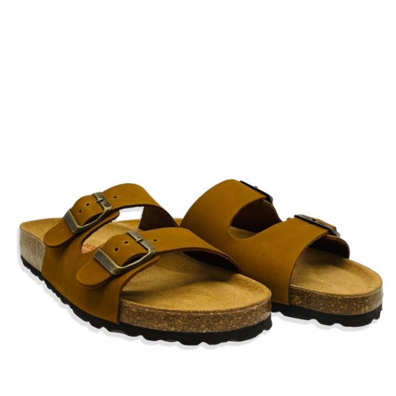 Rockfish Kendall Two-Strap Double Strap Women's Sandals Brown | CLN3887WC