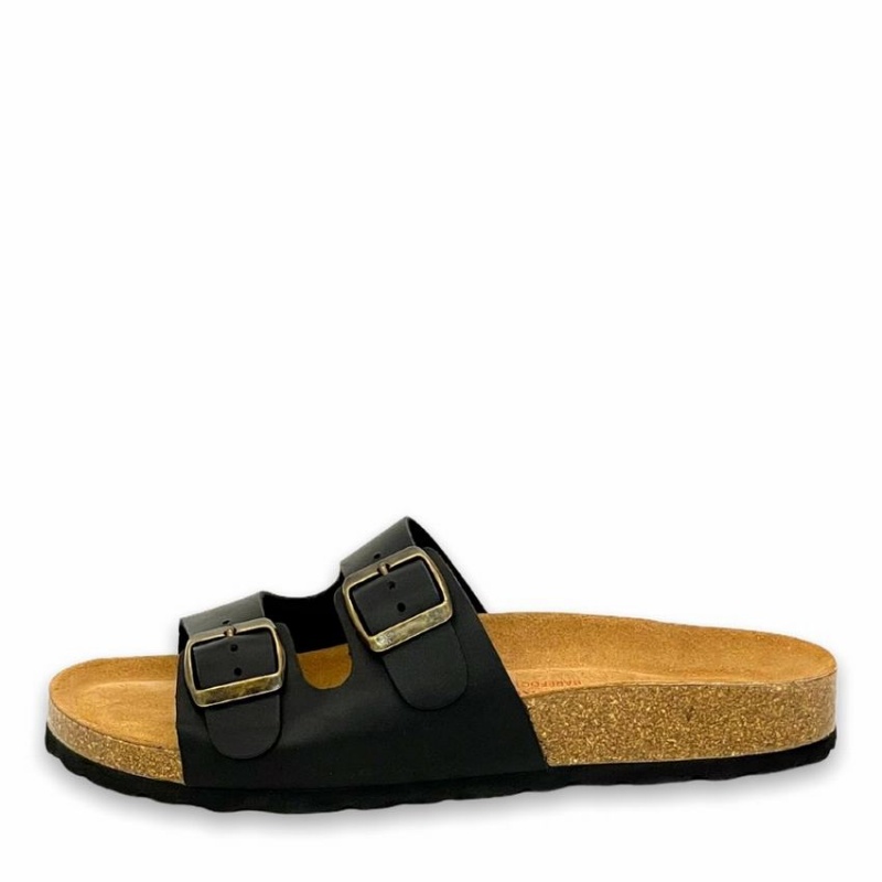 Rockfish Kendall Two-Strap Double Strap Women's Sandals Black | OKG4058ID